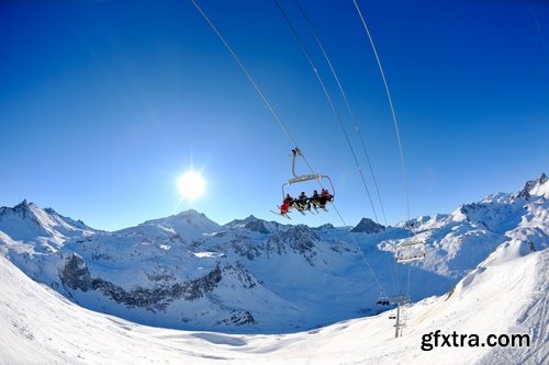 Collection ski resort skiing snowboarding skier funicular lift 25 HQ Jpeg