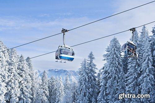 Collection ski resort skiing snowboarding skier funicular lift 25 HQ Jpeg