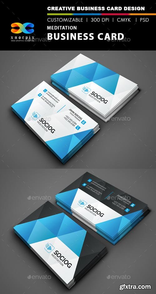 GraphicRiver - Meditation Business Card - 8945287