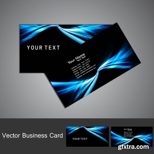 Collection of vector image flyer banner brochure business card #8-25 Eps