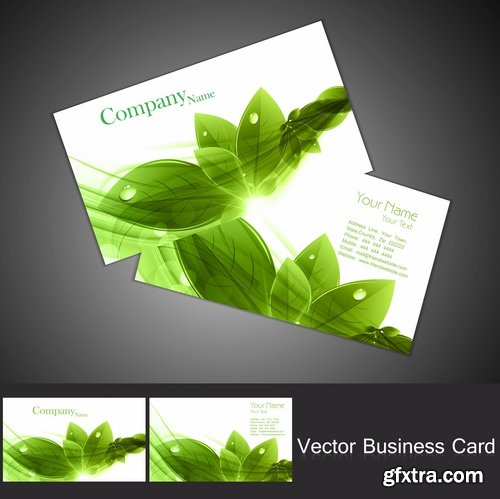 Collection of vector image flyer banner brochure business card #8-25 Eps