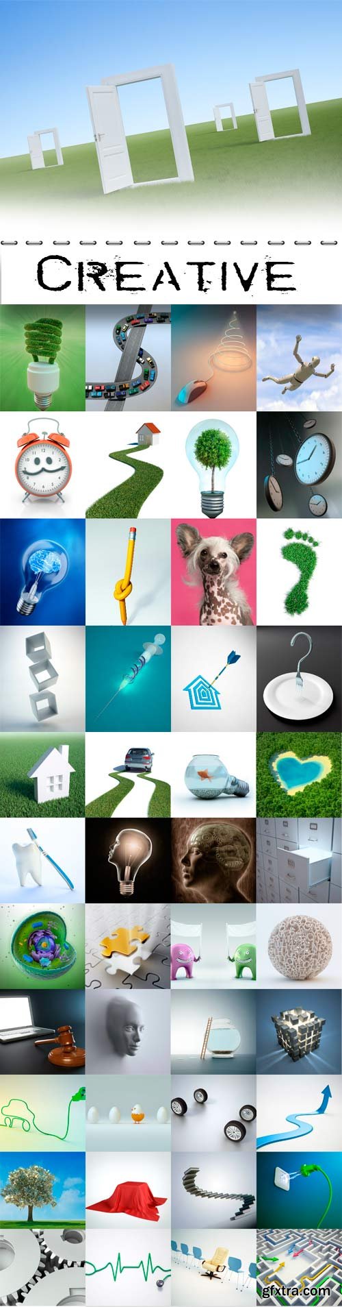 Creative stock photo collection