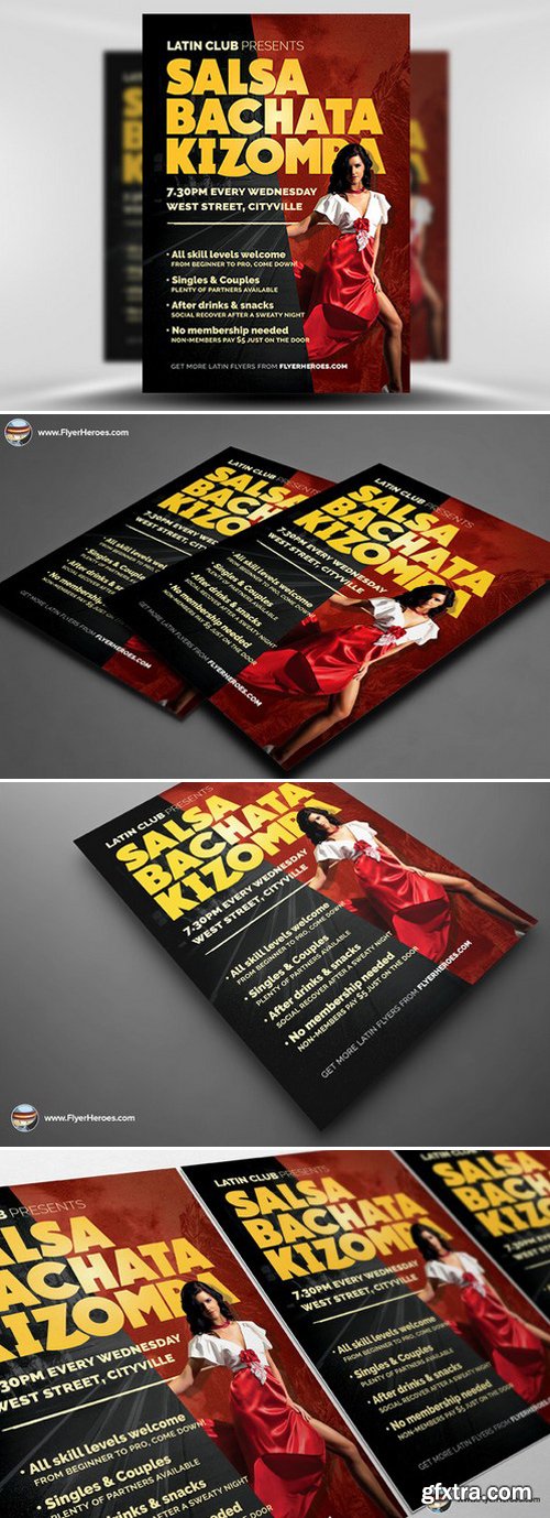 CM - Latin Dance Night Flyer Template 436692