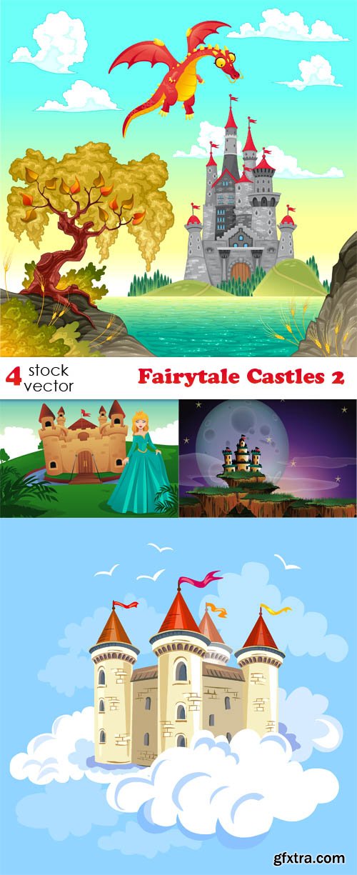 Vectors - Fairytale Castles 2