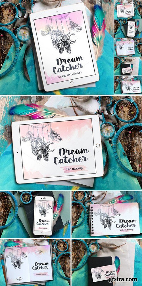 CM - Dreamcatcher Mockup Set Vol.1 436924