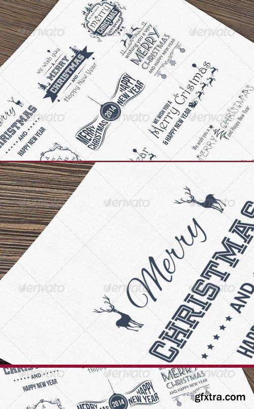 Graphicriver Christmas Labels / Badges / Logo set + Image FX 6279708