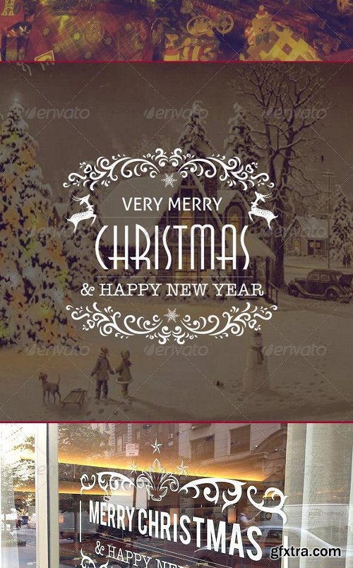 Graphicriver Christmas Labels / Badges / Logo set + Image FX 6279708