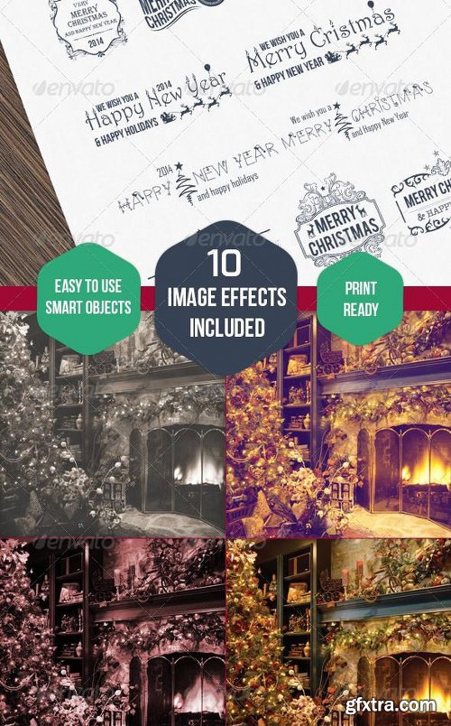 Graphicriver Christmas Labels / Badges / Logo set + Image FX 6279708