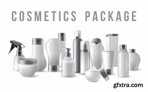 Cosmetics packages - 8 EPS