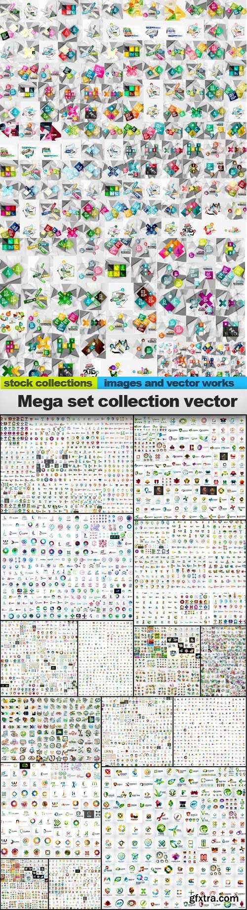 Mega set infographics collection,  15 x EPS