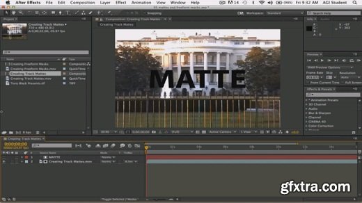 After Effects CC: Parent, Mats and Text