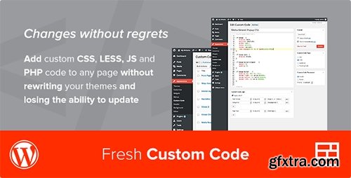 CodeCanyon - Fresh Custom Code v1.3.1 - CSS/JS/PHP - WordPress Plugin - 7715235