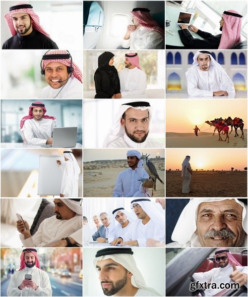 Collection of Arabic Muslim men Sheikh national clothes 25 HQ Jpeg