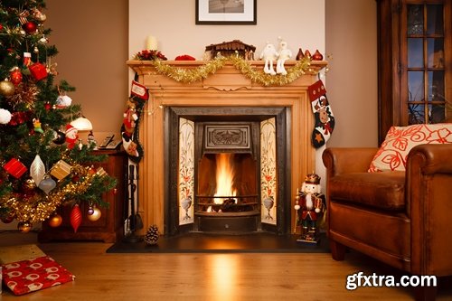 Collection of winter house interior cozy warmth of the fireplace family home 25 HQ Jpeg