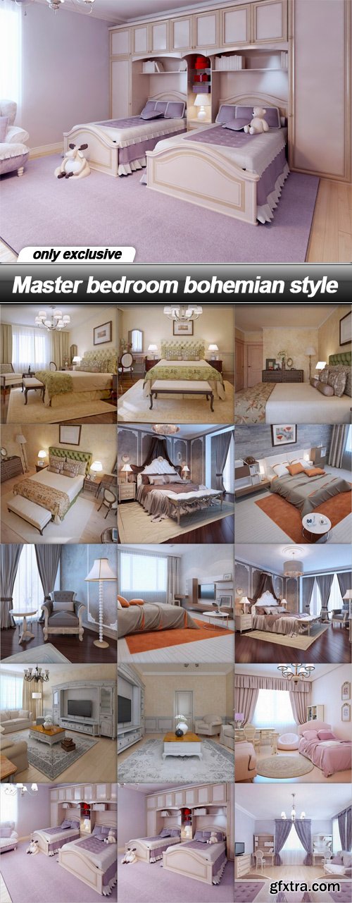 Master bedroom bohemian style - 15 UHQ JPEG