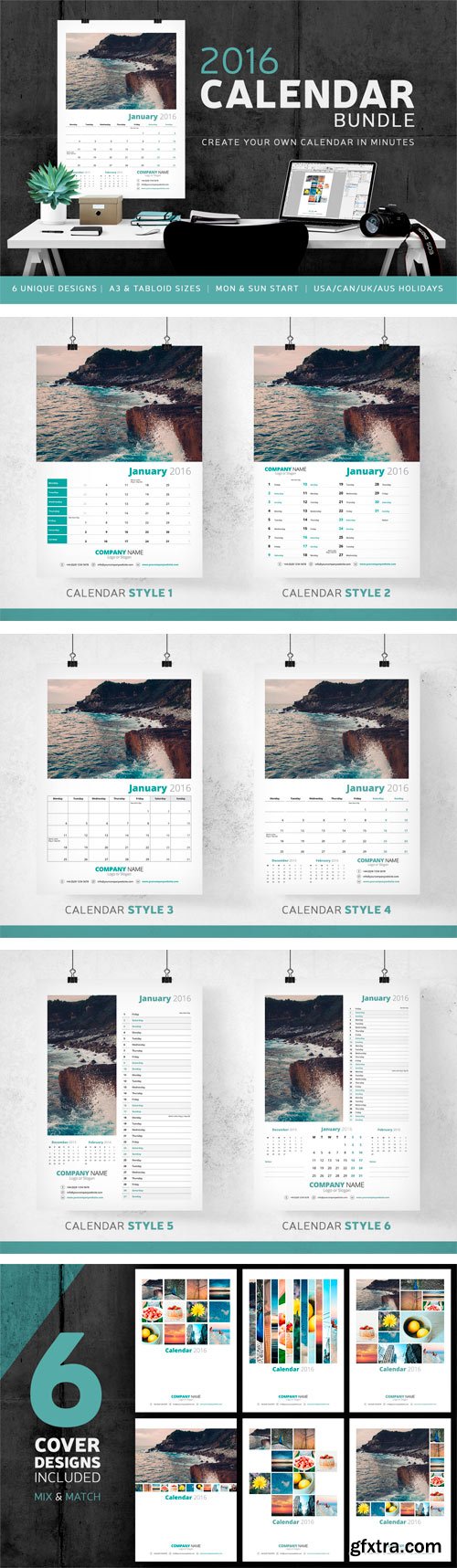 CM 354747 - Calendar Bundle - 2016