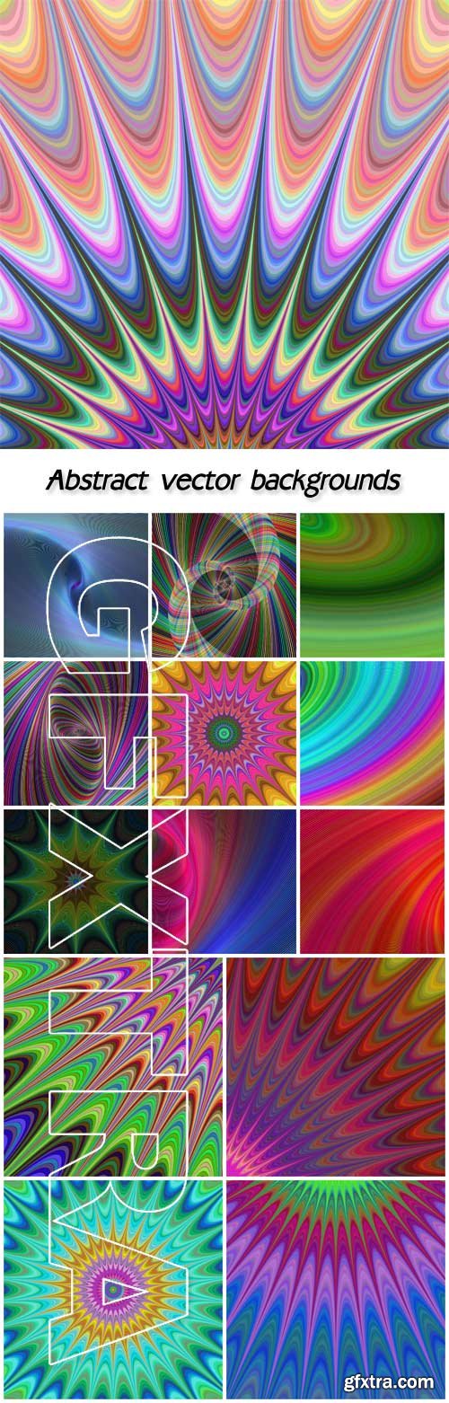 Vector background with abstraction