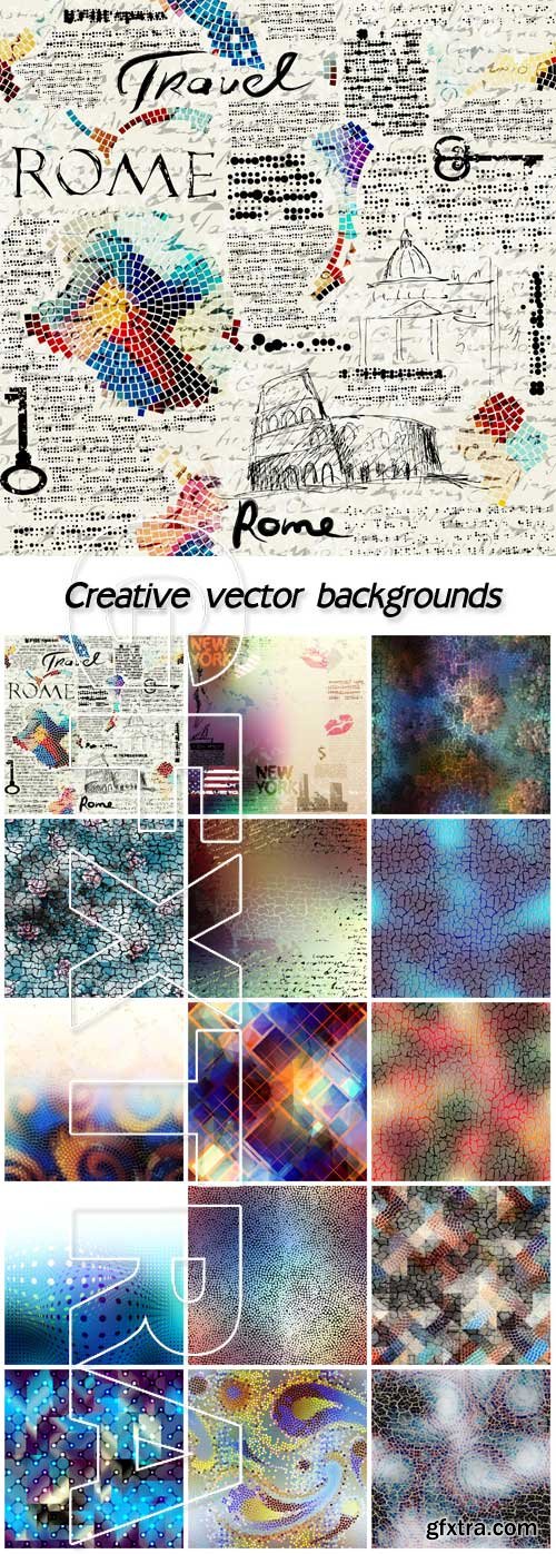 Creative vector backgrounds