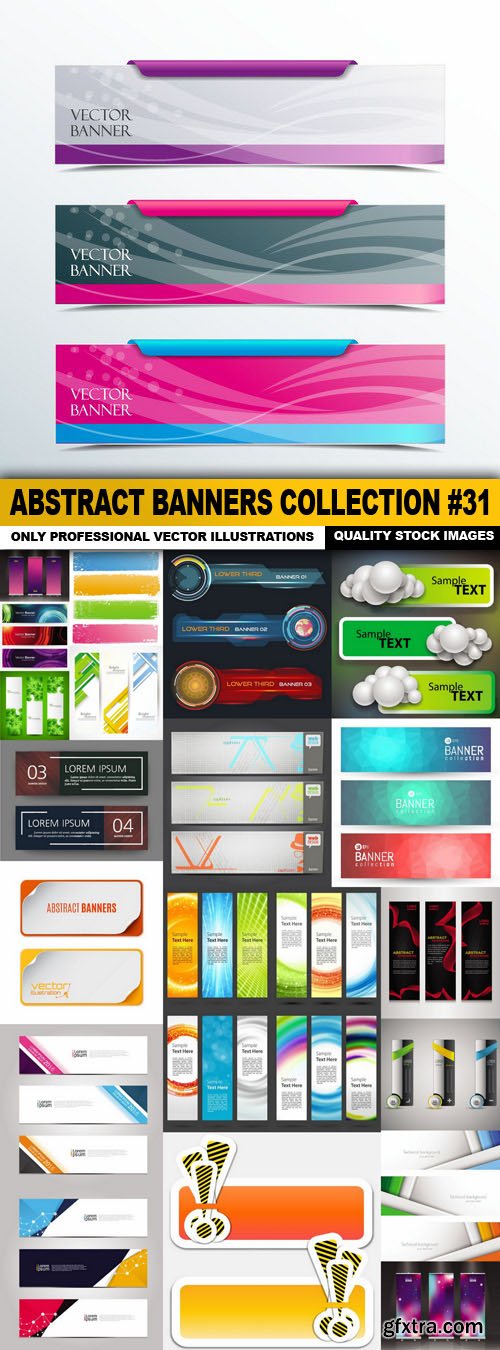 Abstract Banners Collection #31 - 20 Vectors