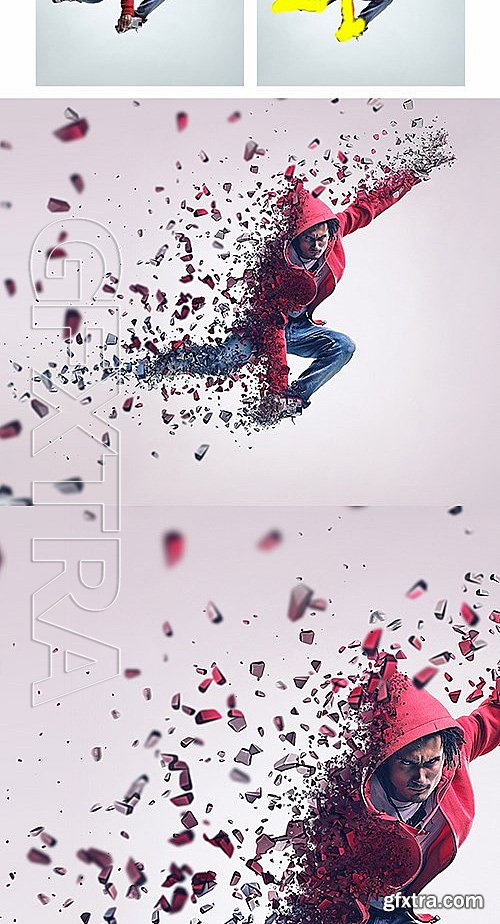 GraphicRiver - 3D Dispersion Photoshop Action 13556163