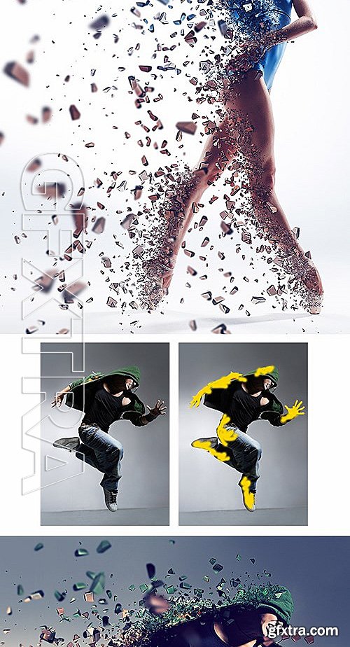 GraphicRiver - 3D Dispersion Photoshop Action 13556163