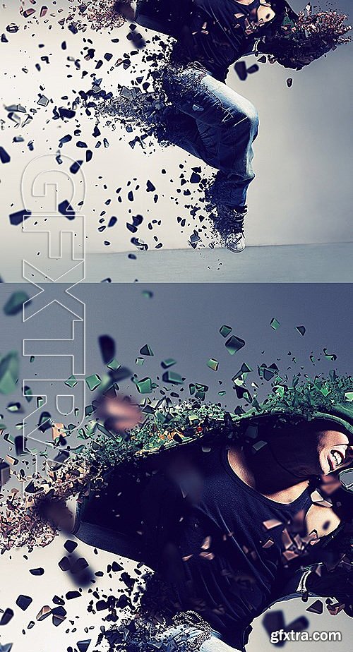 GraphicRiver - 3D Dispersion Photoshop Action 13556163