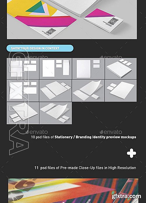 GraphicRiver - Branding Identity Stationery Mock-Up Bundle 13417140