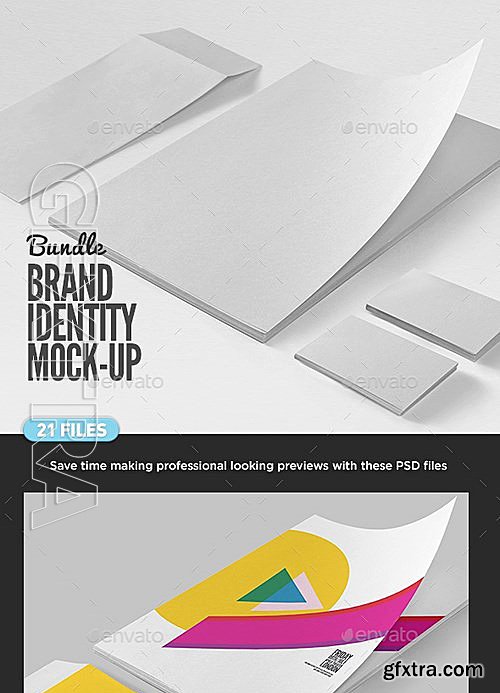 GraphicRiver - Branding Identity Stationery Mock-Up Bundle 13417140