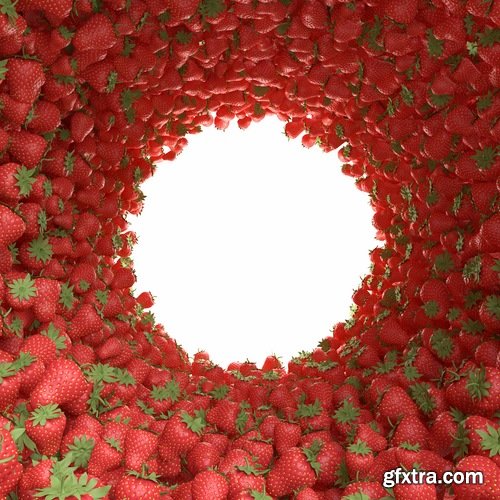 Collection 3d rendering a background fruits vegetables 25 HQ Jpeg