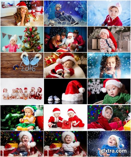 Collection of people children baby in Christmas clothing new year 25 HQ Jpeg