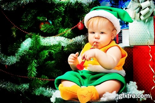 Collection of people children baby in Christmas clothing new year 25 HQ Jpeg