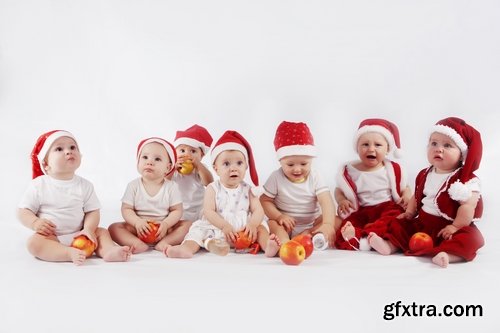 Collection of people children baby in Christmas clothing new year 25 HQ Jpeg