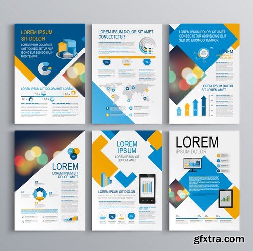 Business Flyer and Brochures - Design Collection, 30xEPS