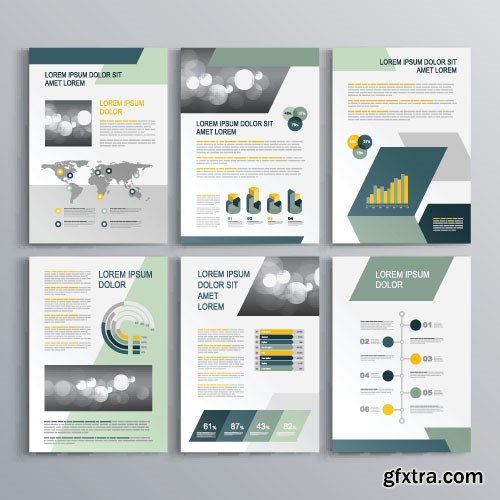 Business Flyer and Brochures - Design Collection, 30xEPS