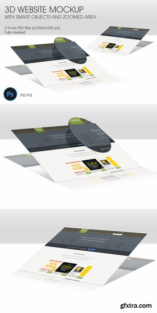 CM - 3D Website Mockup - Vol. 2 438165