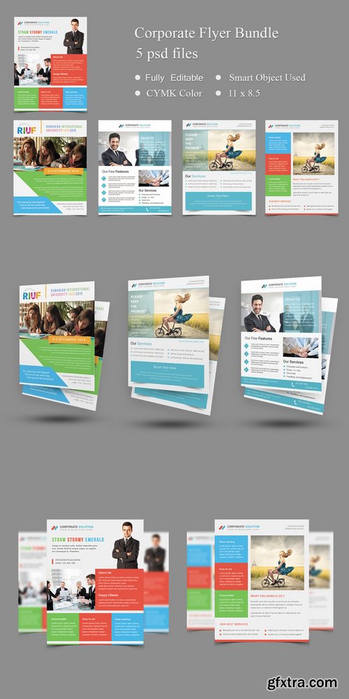 CM - 5 Corporate Flyer Templates 266303