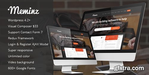 ThemeForest - Meminz v1.5 - Download Software Landing Page Theme - 10113042