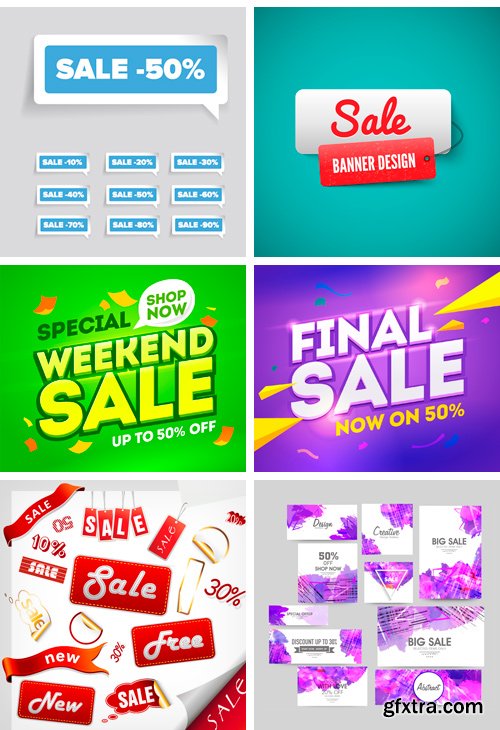 Amazing SS - Sale Labels & Banners 2, 25xEPS