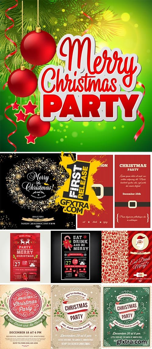 Stock Invitation christmas vector