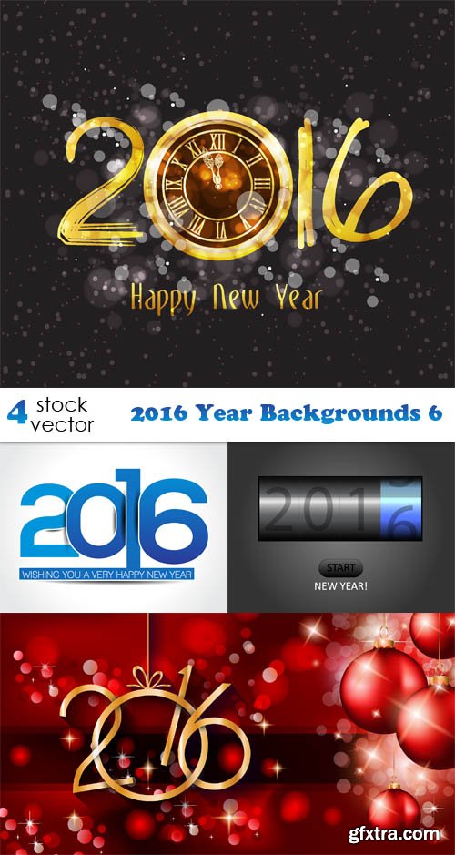 Vectors - 2016 Year Backgrounds 6