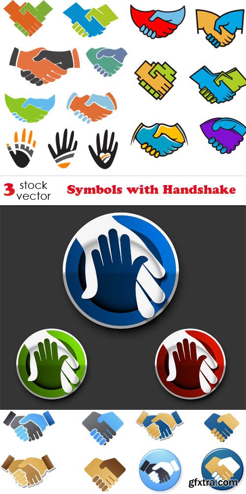 Vectors - Symbols with Handshake