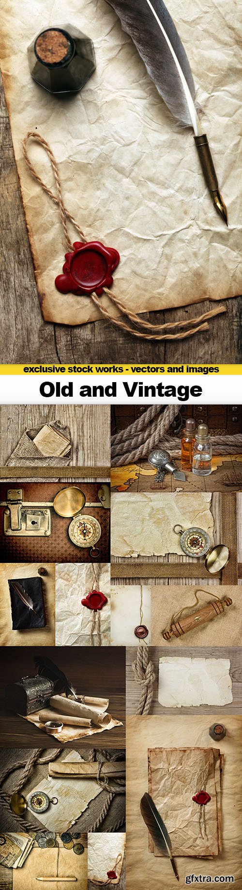 Old and Vintage Set, 15xUHQ JPEG