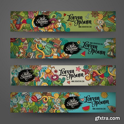 Abstract Vector Banners, 20xEPS