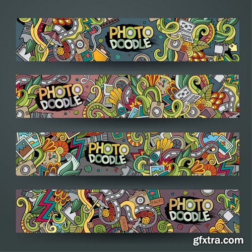 Abstract Vector Banners, 20xEPS