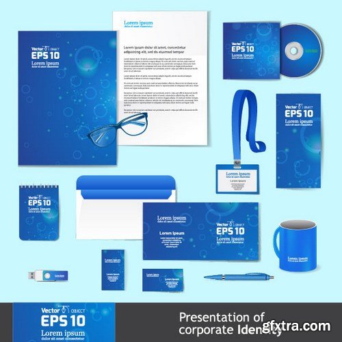 Corporate Identity Business Set, 14x EPS