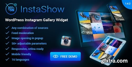 CodeCanyon - Instagram WordPress Gallery Widget - InstaShow v1.4.1 - 13004086