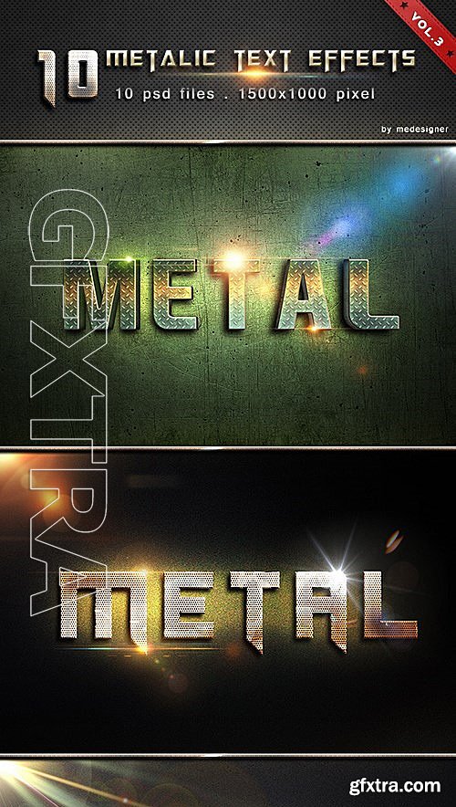 GraphicRiver - Metalic Text Effects V3 10036417