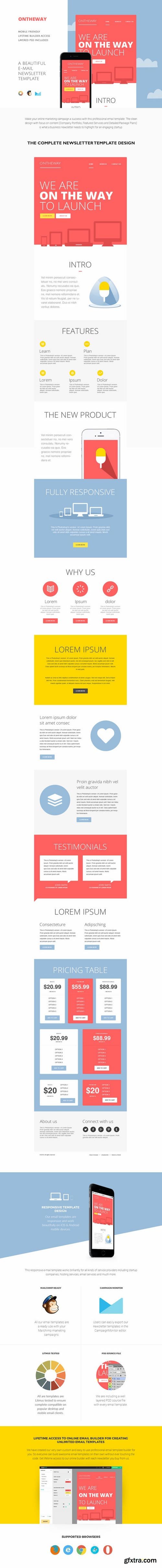 CM - 14 Email Newsletter Templates Bundle 436245