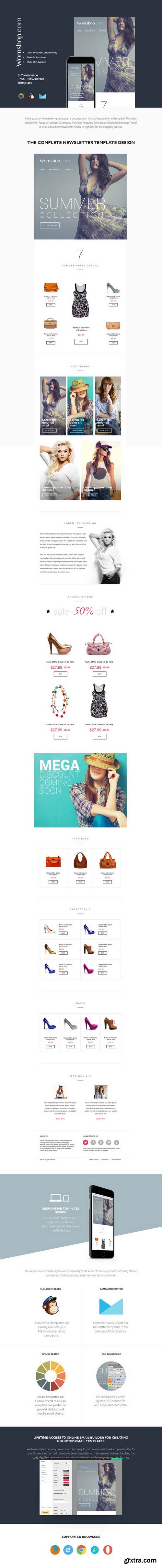 CM - 14 Email Newsletter Templates Bundle 436245