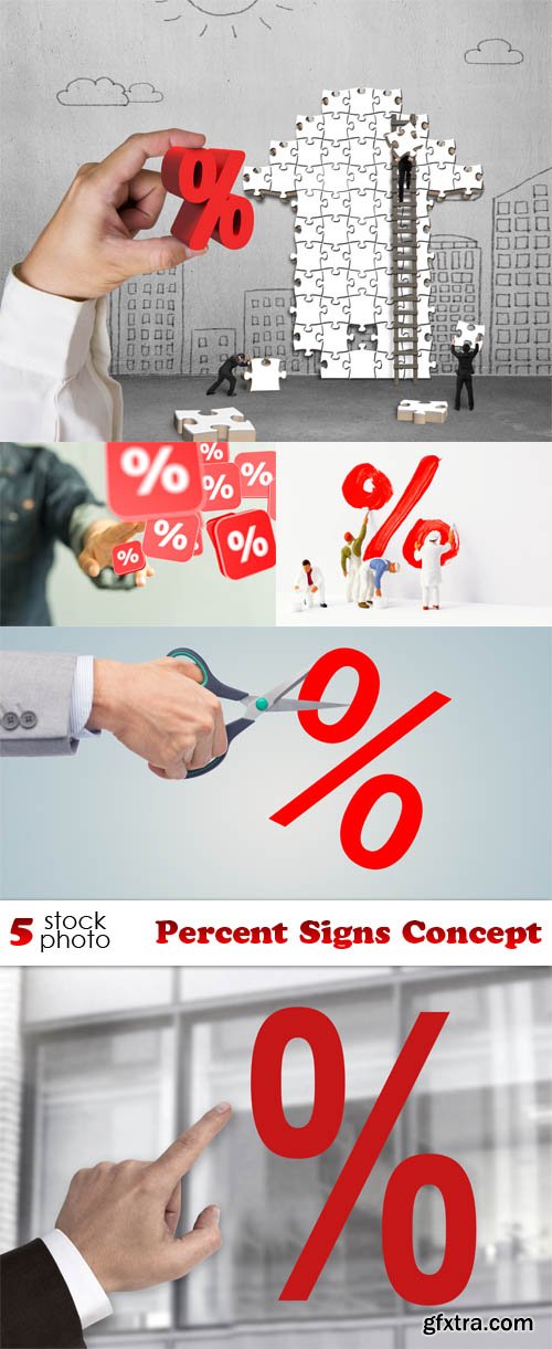 Photos - Percent Signs Concept